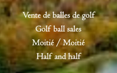 Golf ball sales